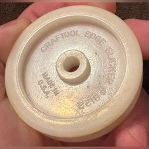 Craftool Plastic Leather Edge Slicker for Leatherworking